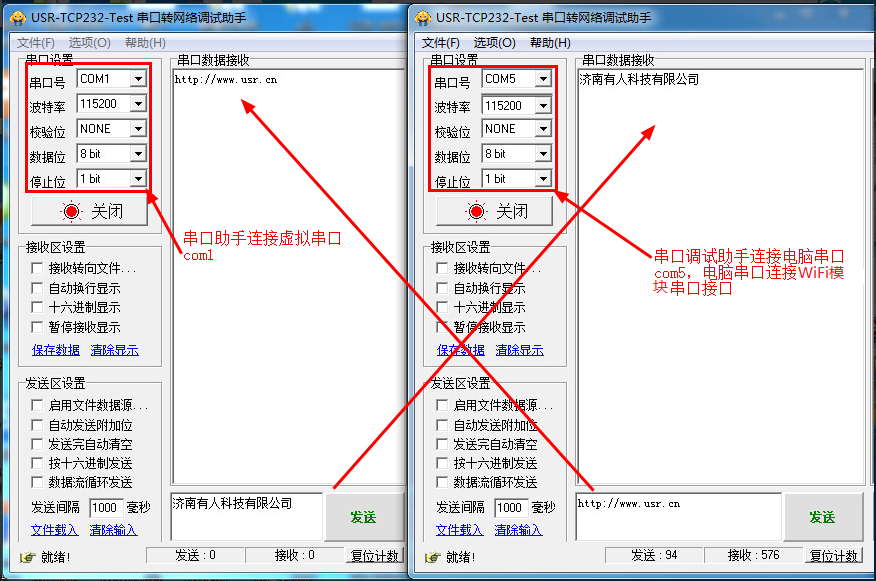 WIFI模塊 串口轉(zhuǎn)網(wǎng)絡調(diào)試助手