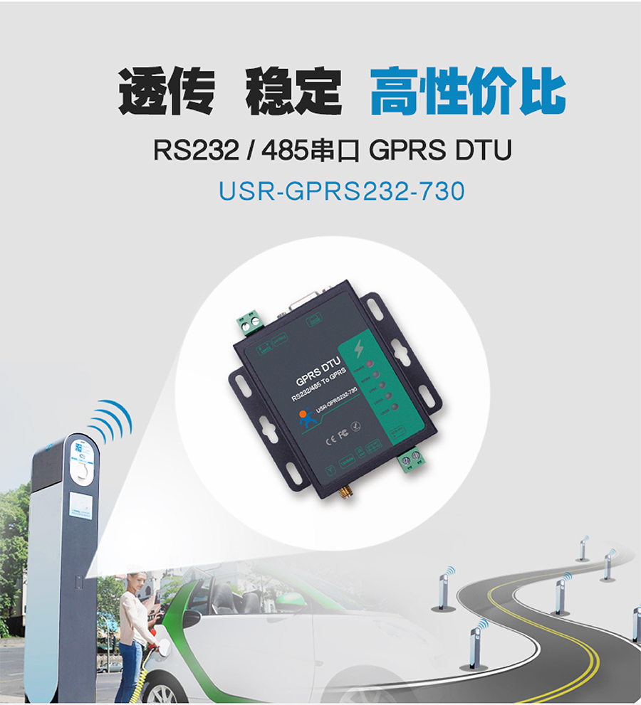 GPRS DTU 串口轉(zhuǎn)GPRS GPRS數(shù)傳模塊 串口 GSM 232 485接口