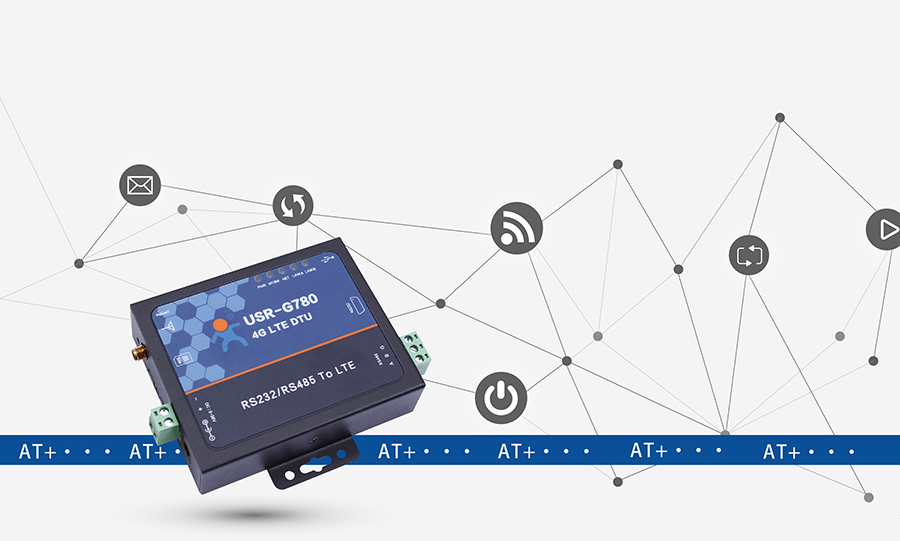 4G DTU透?jìng)鹘K端_蜂窩網(wǎng)絡(luò)無線透明傳輸設(shè)備AT指令