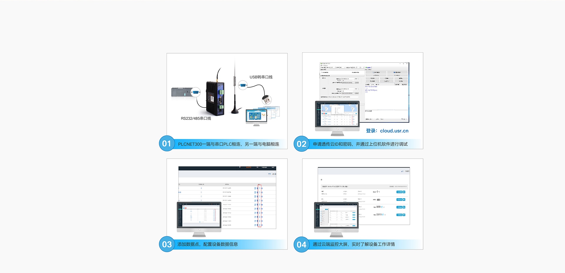 單串口工業(yè)PLC云網(wǎng)關(guān)操作簡單，使用方方便