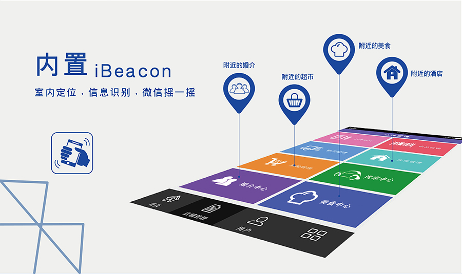 小體積BLE藍牙模塊的內(nèi)置iBeacon