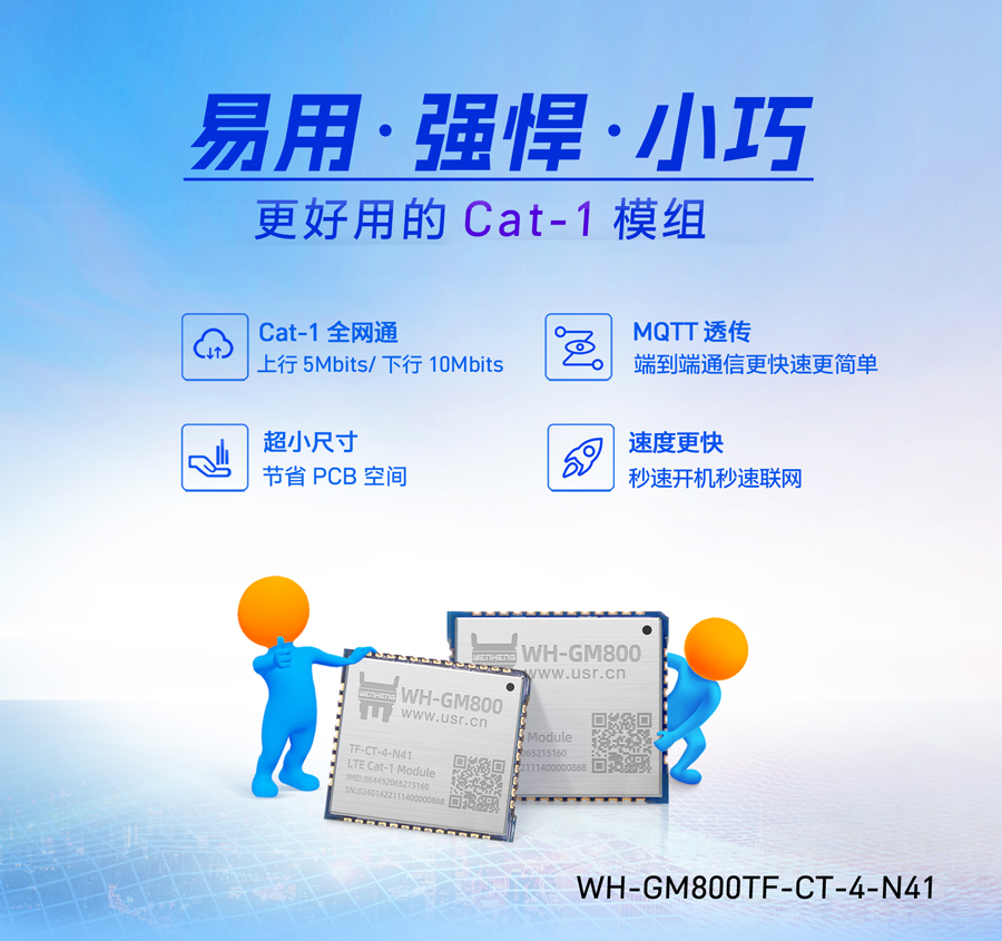 Cat-1模塊UNISOC V8850方案_AT指令集_超小封裝cat1模組